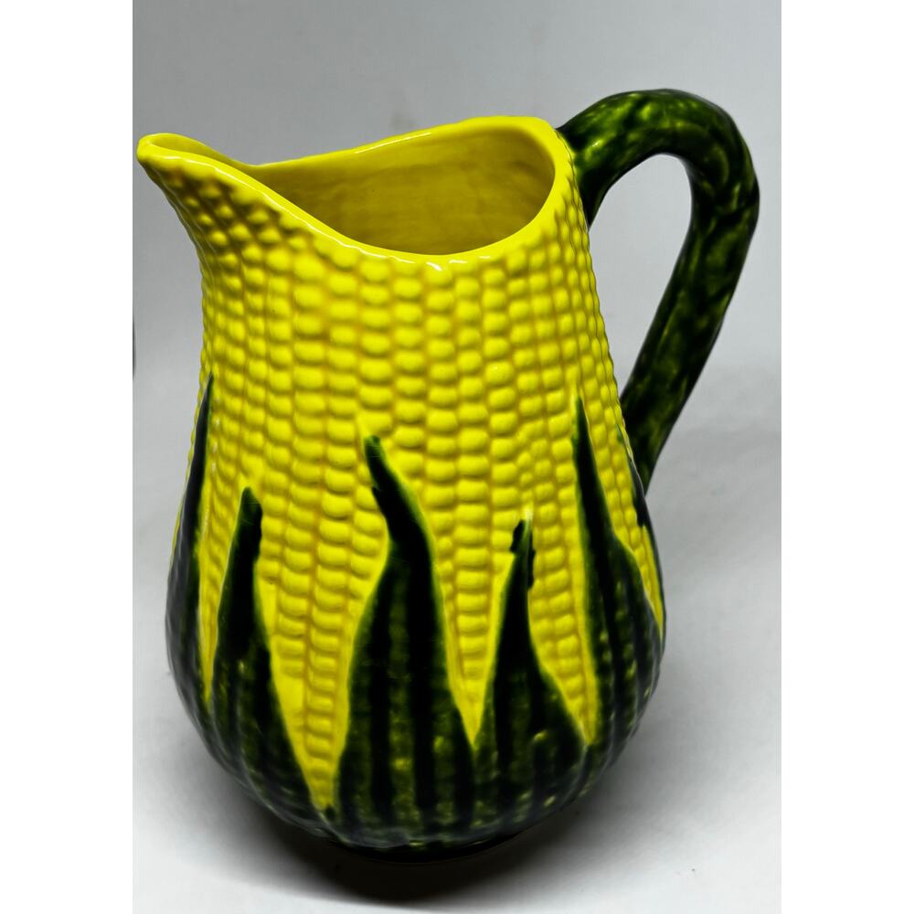Vintage Corn Cobb Pitcher Made in Portugal ~ Jay Willfred of Andrea by Sadek